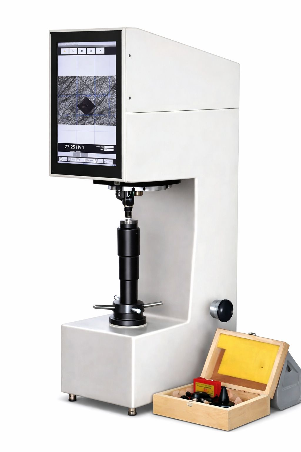 Vickers hardness tester